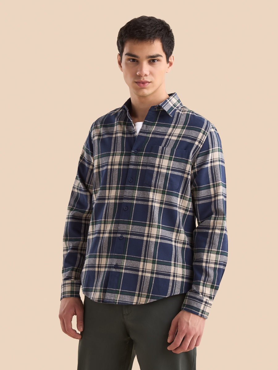 Checked Slim Fit Shirt