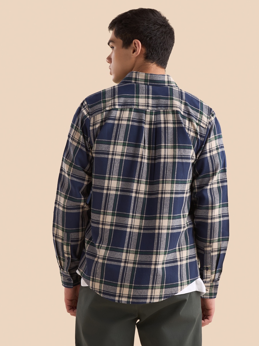 Checked Slim Fit Shirt