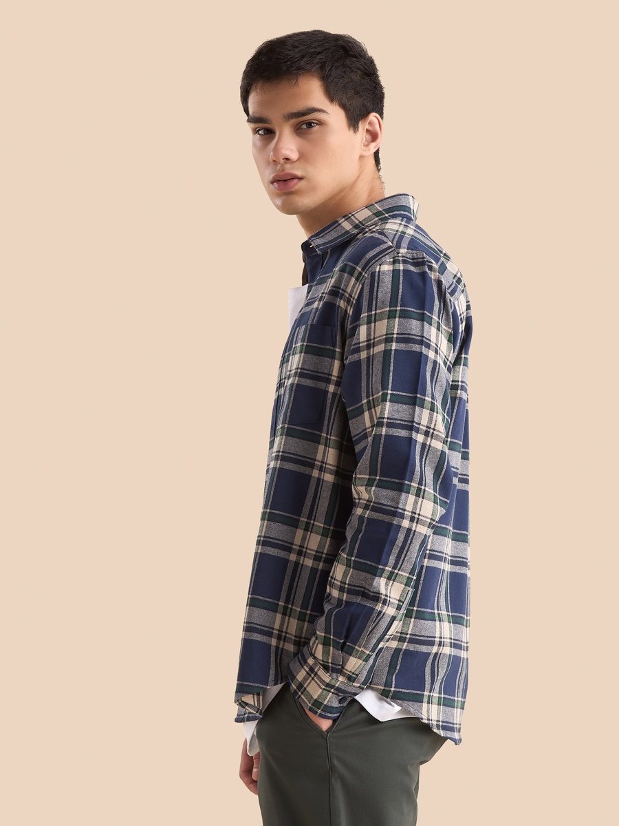 Checked Slim Fit Shirt