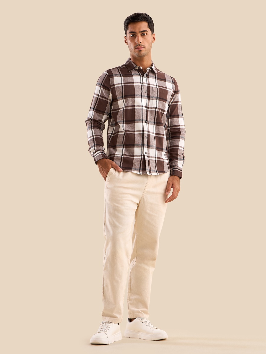 Checked Slim Fit Shirt