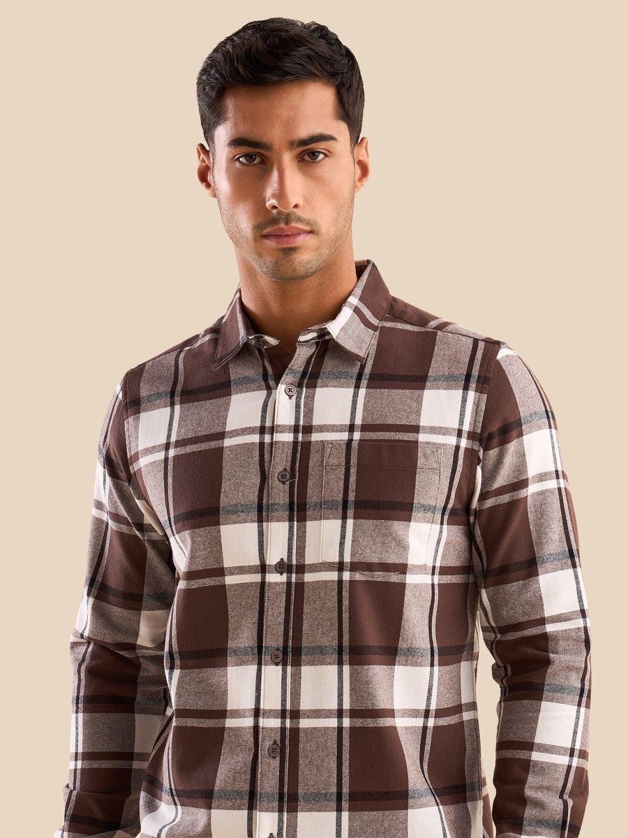 Checked Slim Fit Shirt