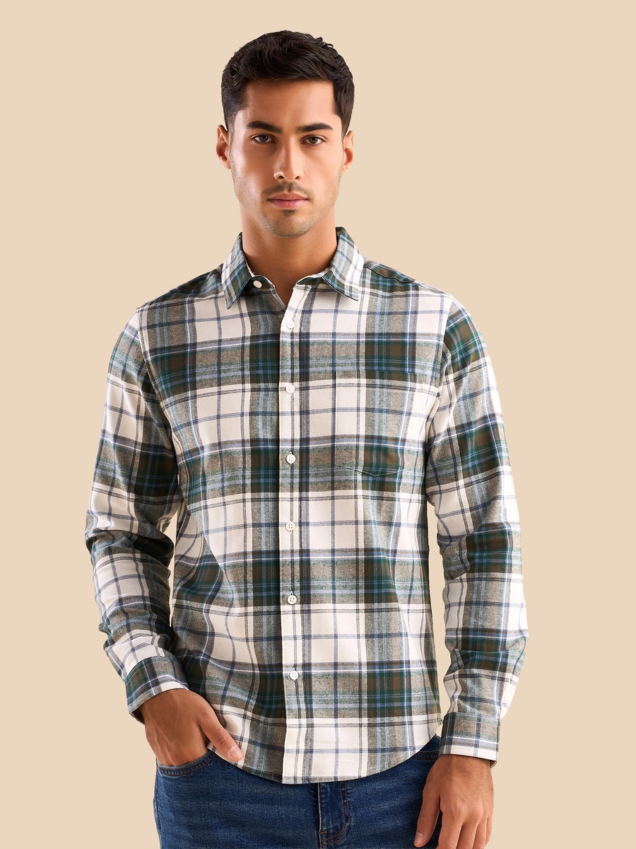 Checked Slim Fit Shirt