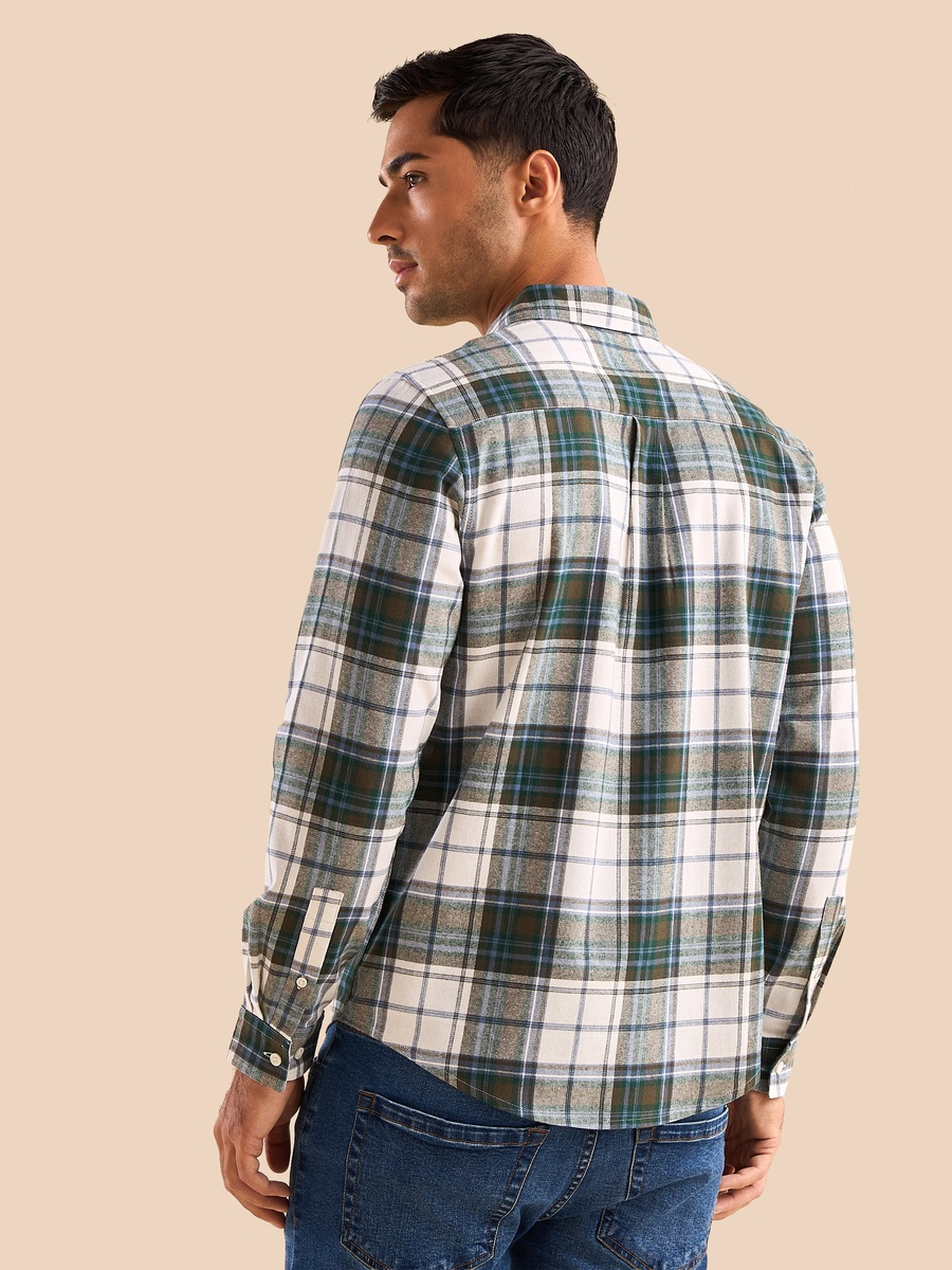 Checked Slim Fit Shirt
