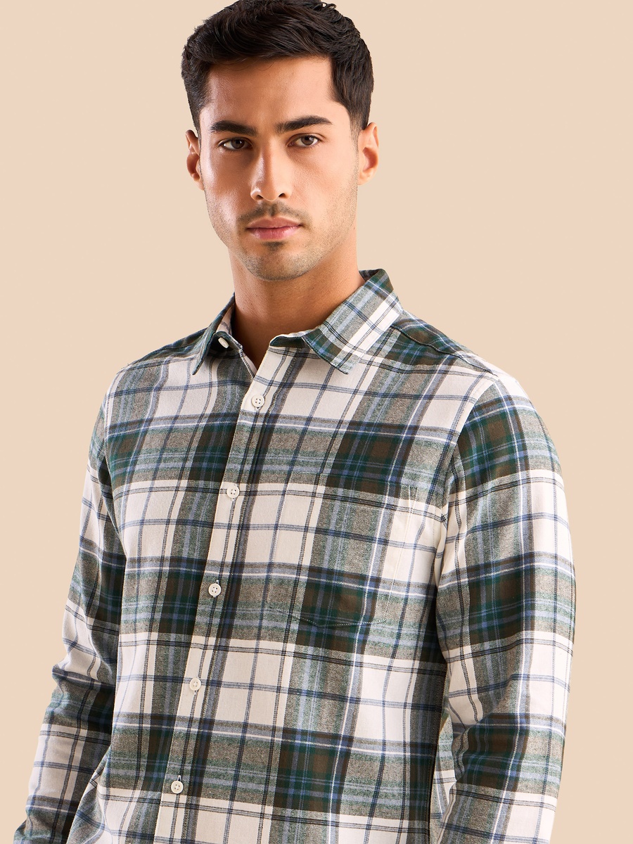 Checked Slim Fit Shirt