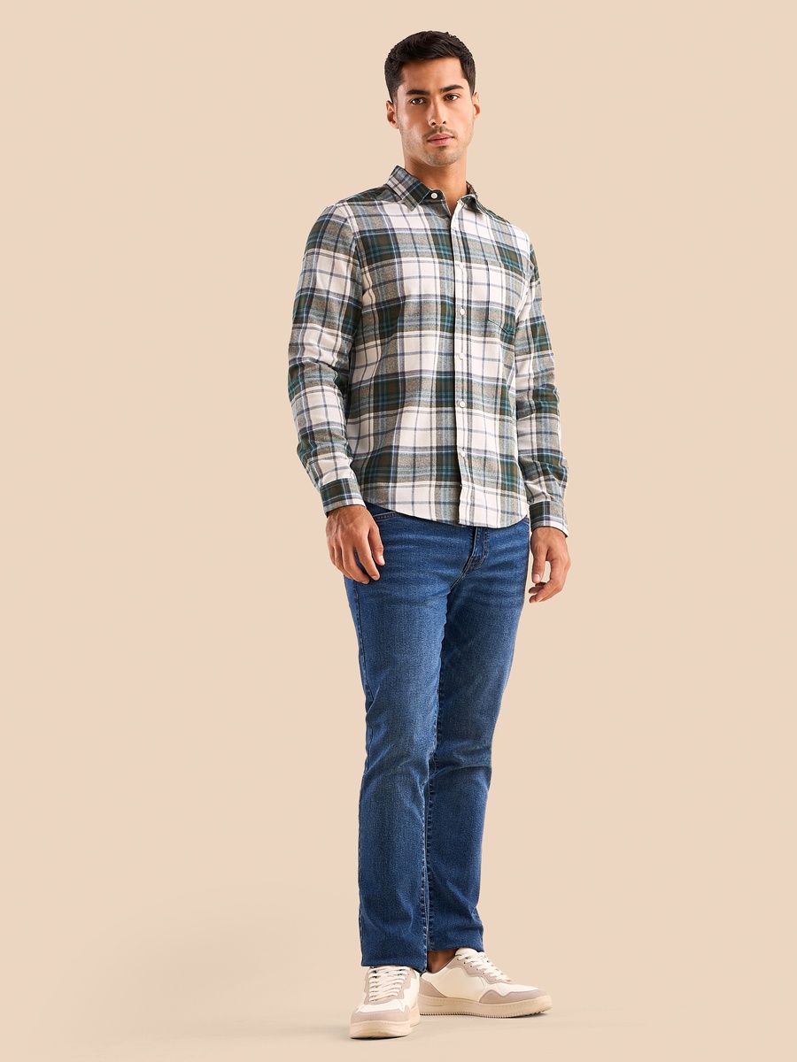 Checked Slim Fit Shirt