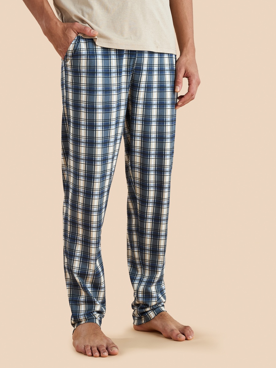 Checked Cotton Pyjama Set