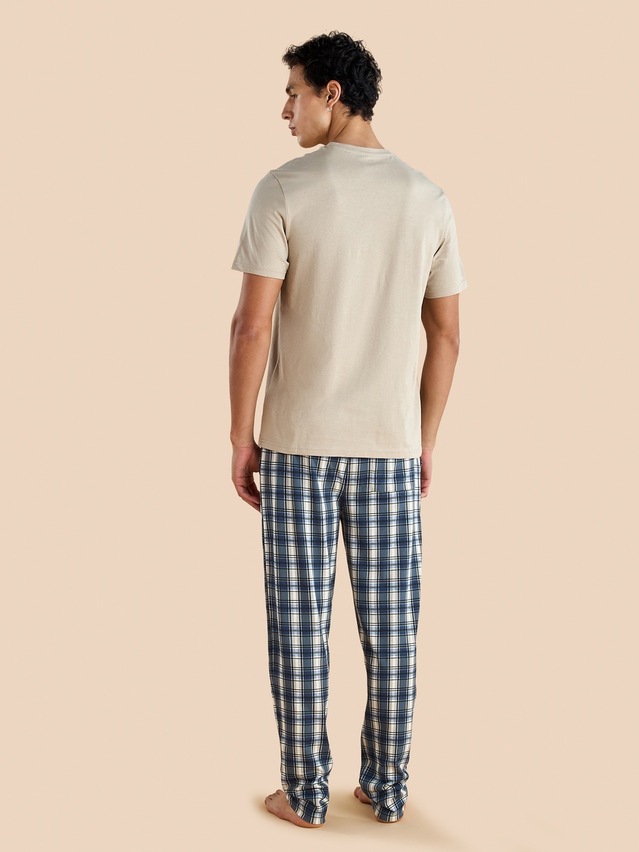Checked Cotton Pyjama Set