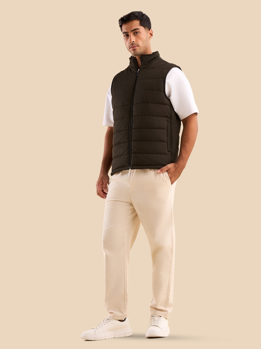 Sleeveless Quilted Jacket