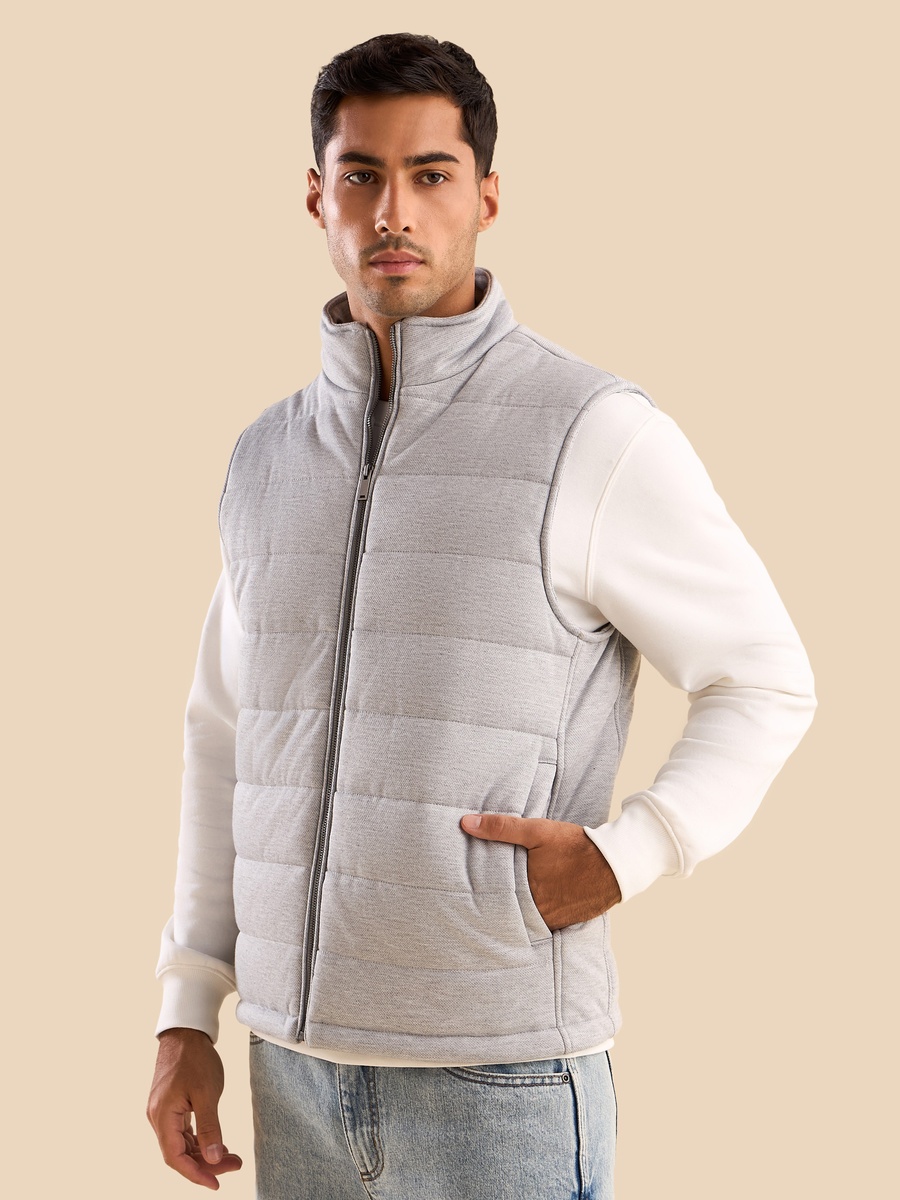 Sleeveless Quilted Jacket