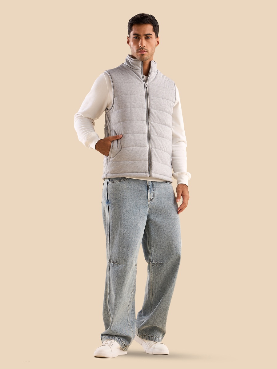 Sleeveless Quilted Jacket