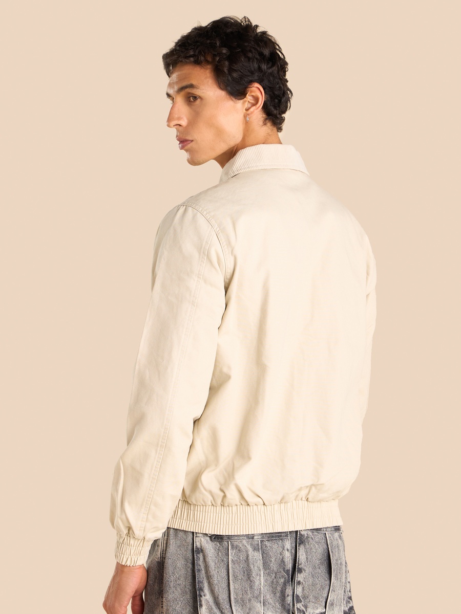 Collared Canvas Jacket