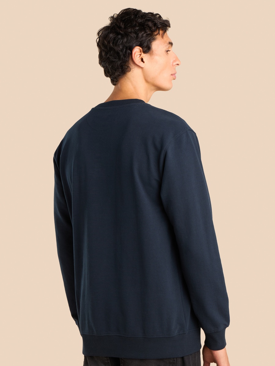 Textured Ottoman Sweatshirt