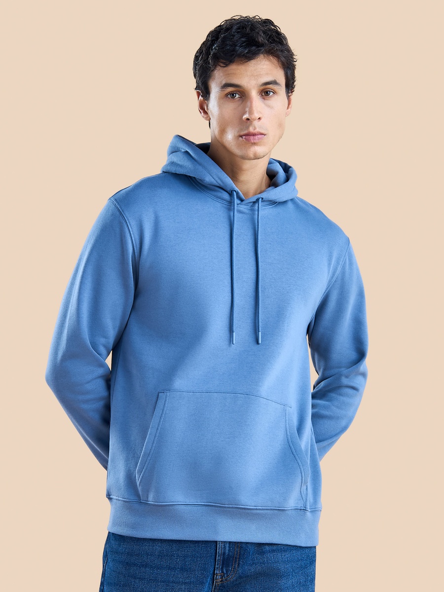 Plain Hooded Sweatshirt