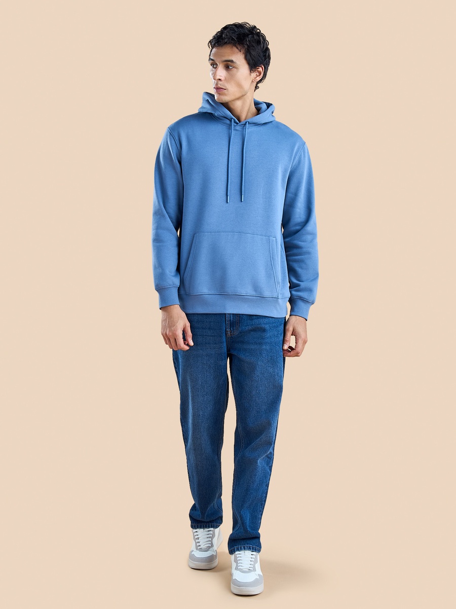 Plain Hooded Sweatshirt