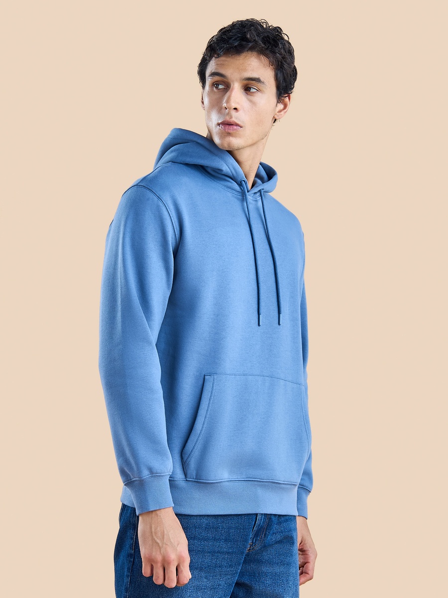 Plain Hooded Sweatshirt