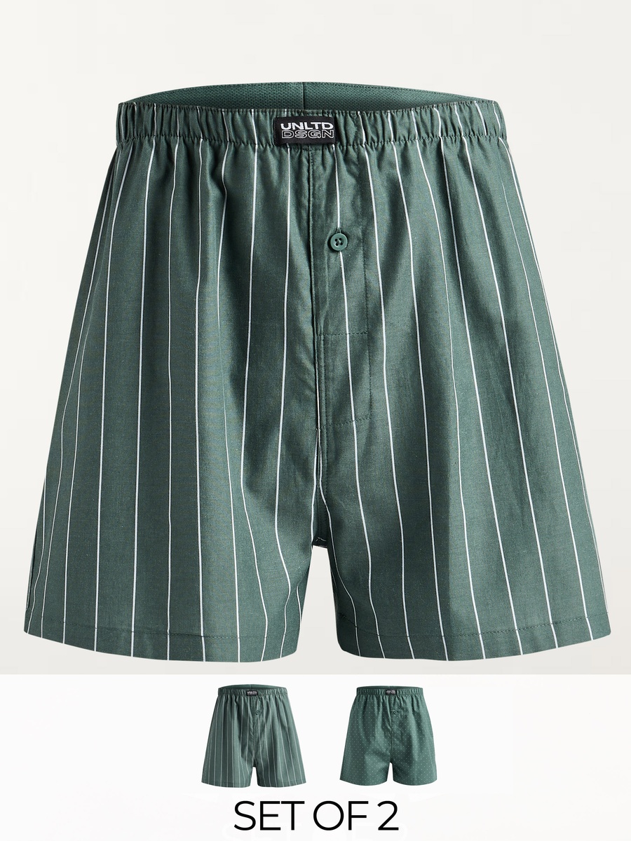 Pack of 2 - Printed Boxers
