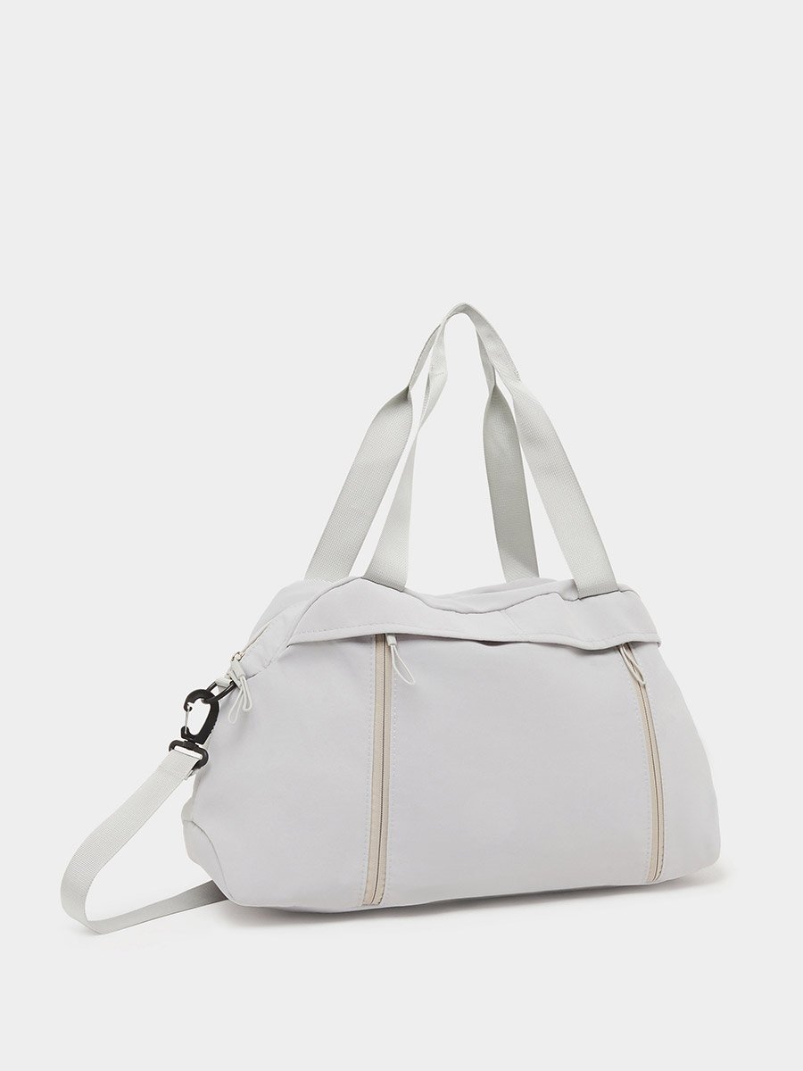 Grey Gym Duffle Bag