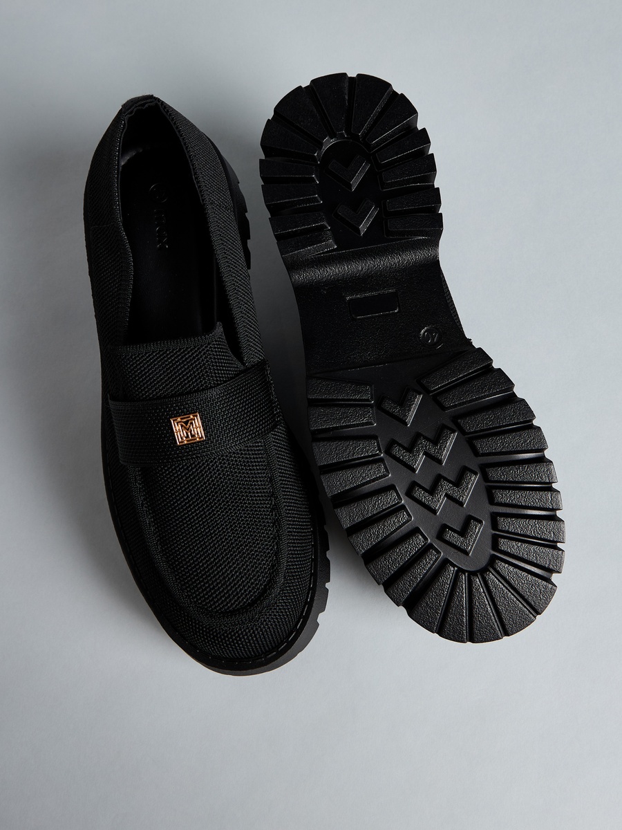 Textured Loafers