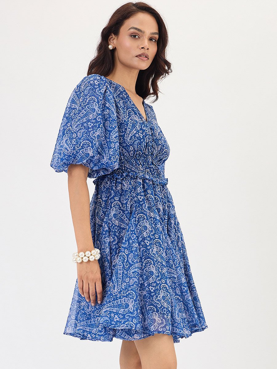 a closet full of dresses az 23-120M Modest Prom – boned bodice A-line square neckline tight Print:Kalani