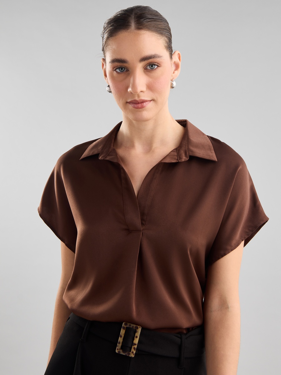 Plain Top with Collar