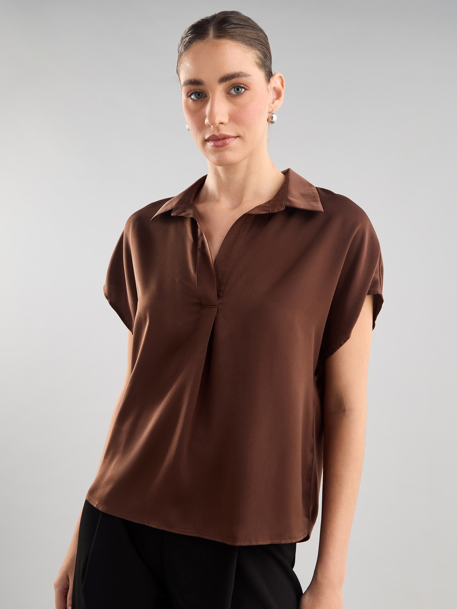 Plain Top with Collar