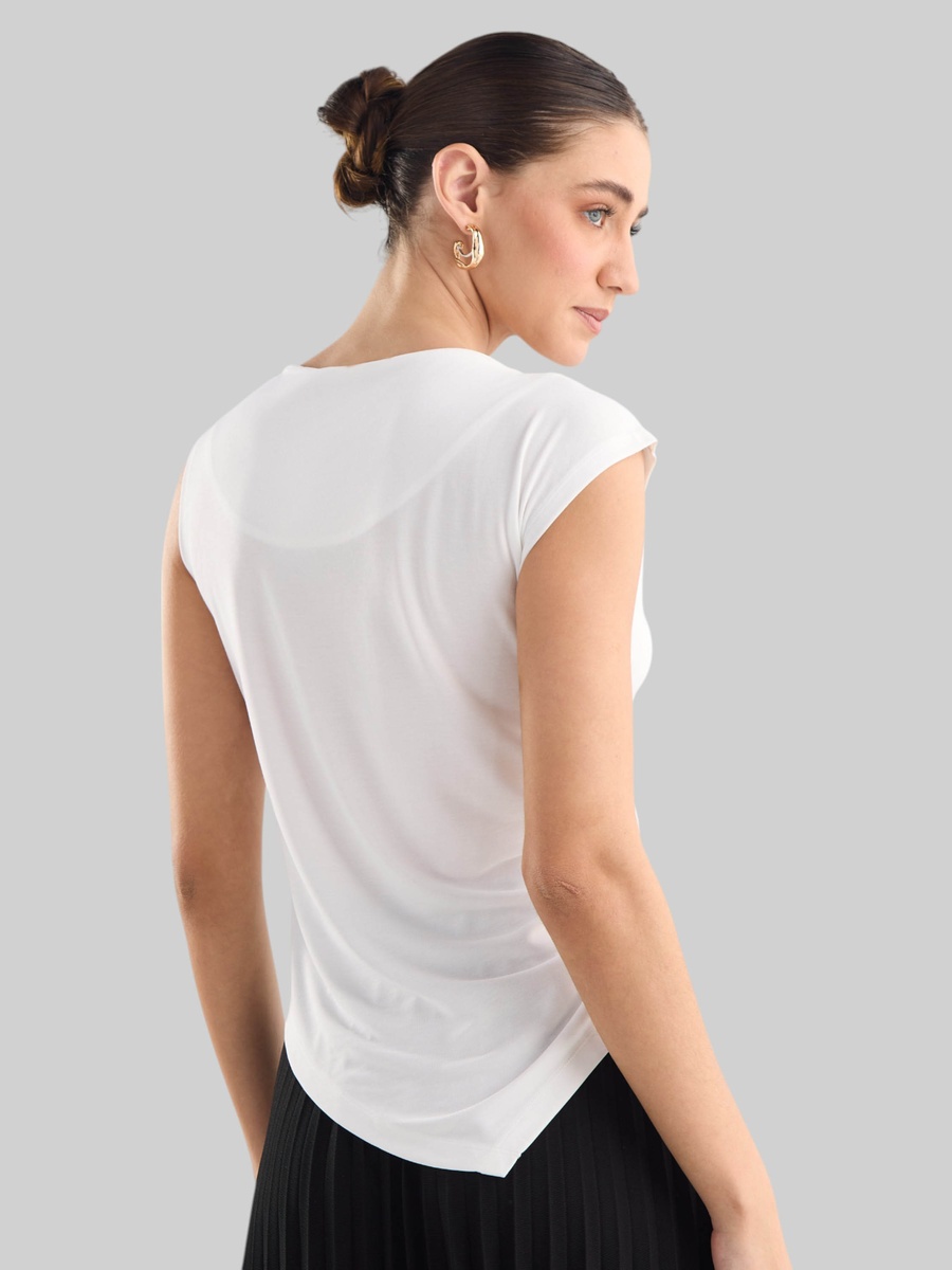 Buckle Detail Sleeveless Top