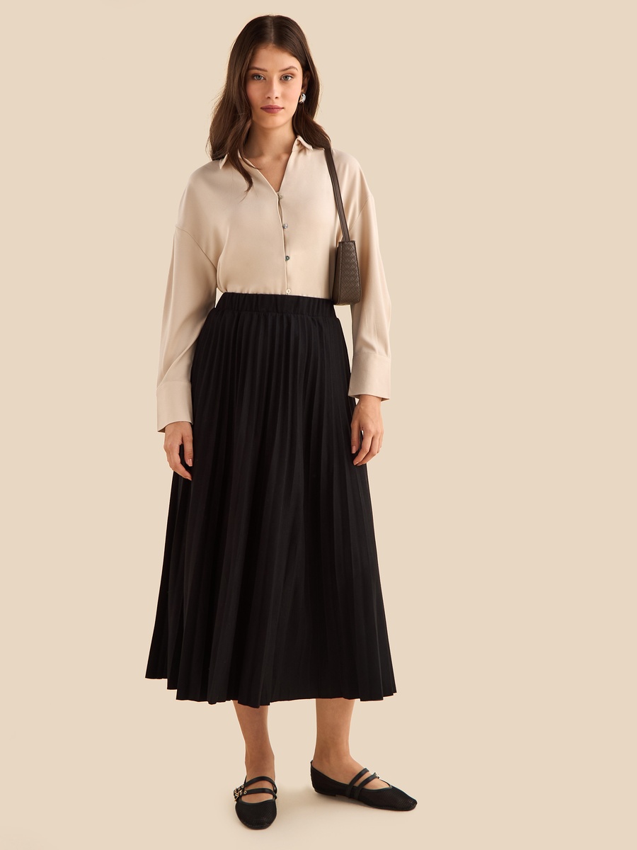 Plain Crepe Shirt