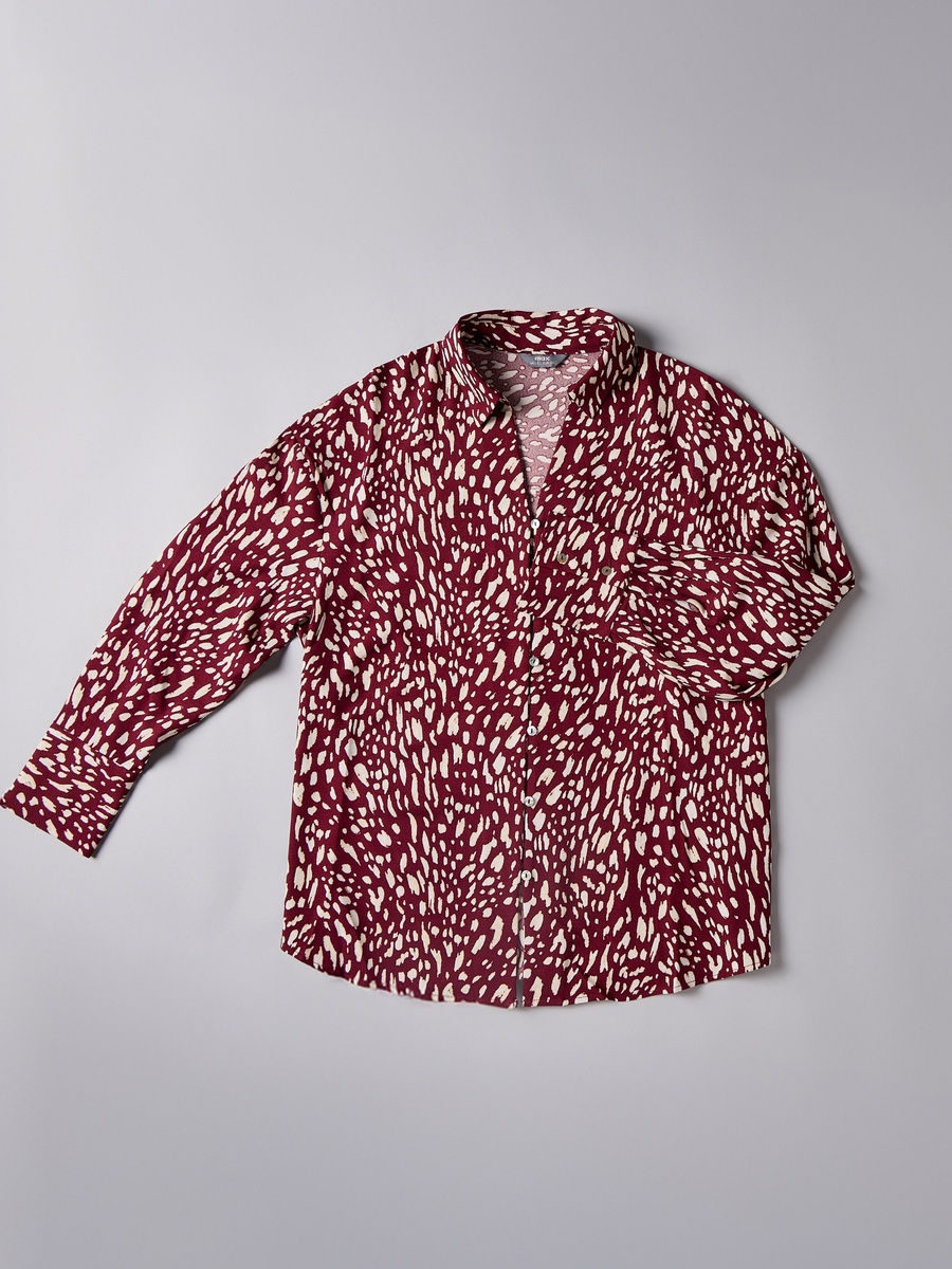 Printed Crepe Shirt