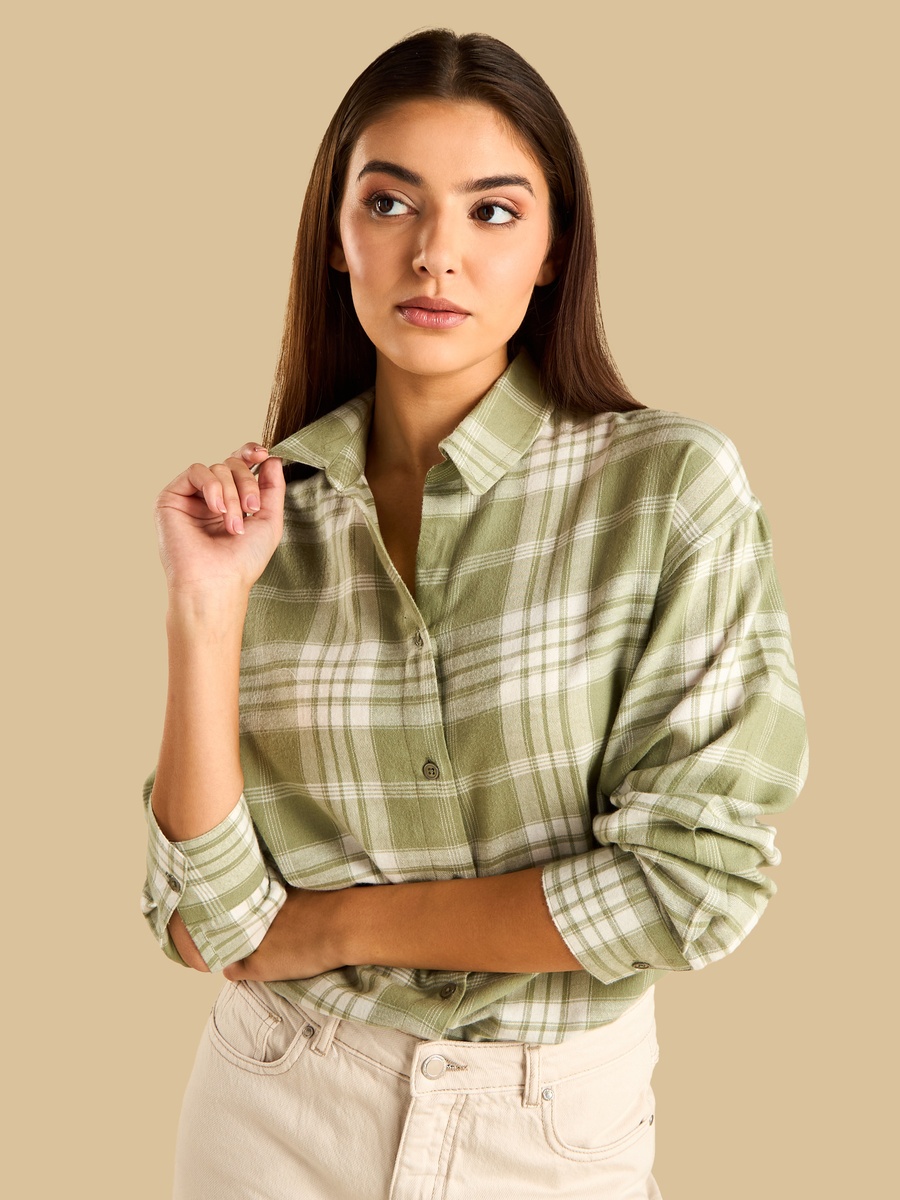 Checked Flannel Shirt