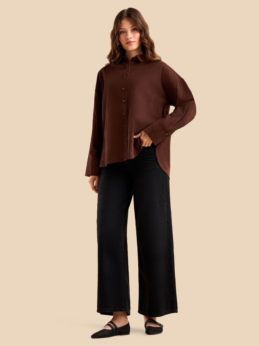 Corduroy Oversized Shirt