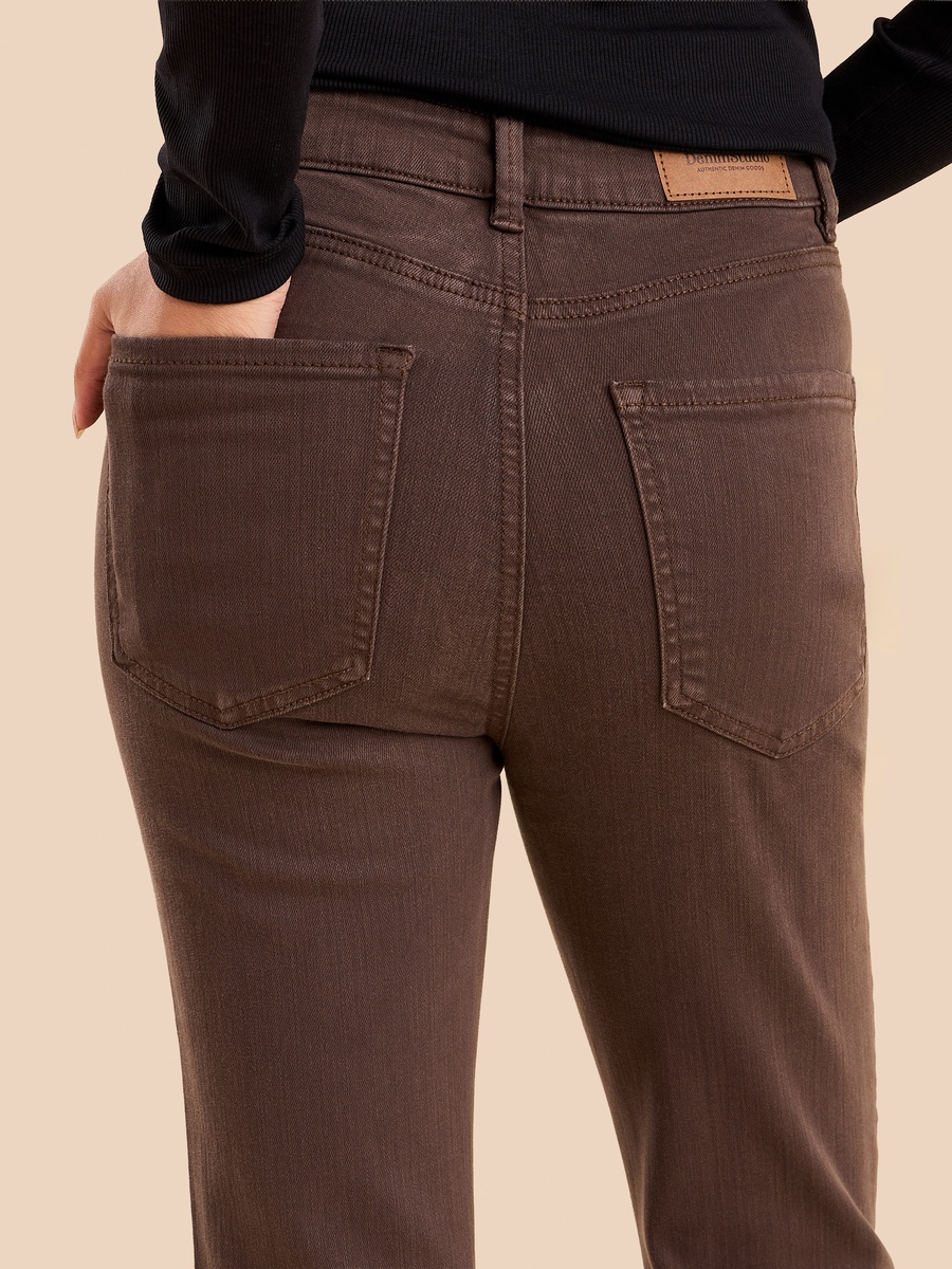 Plain Flared Leg Jeans
