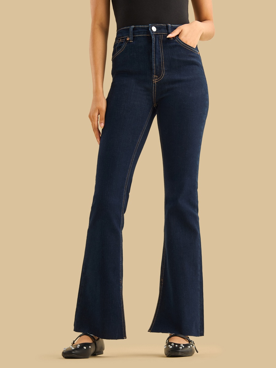 High-Rise Flared Jeans