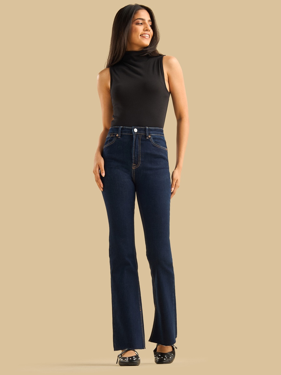 High-Rise Flared Jeans