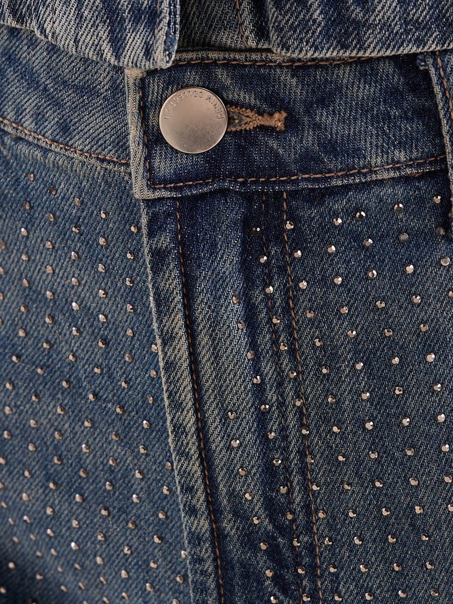 Embellished Straight Fit Jeans