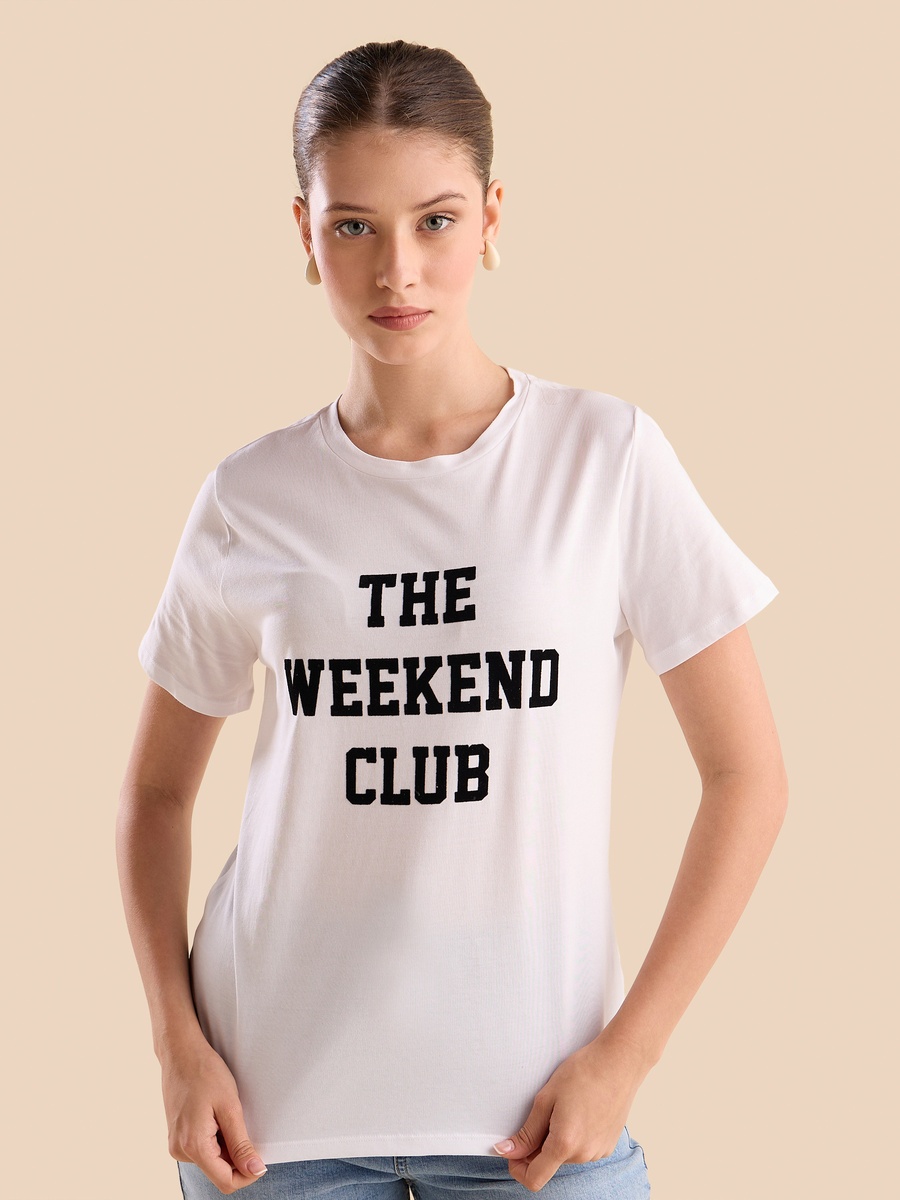 Slogan Print T-Shirt