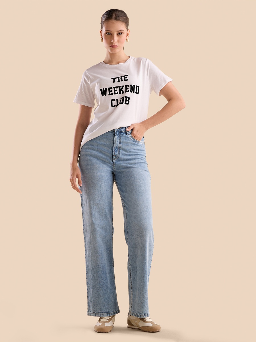 Slogan Print T-Shirt
