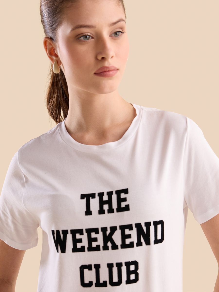 Slogan Print T-Shirt