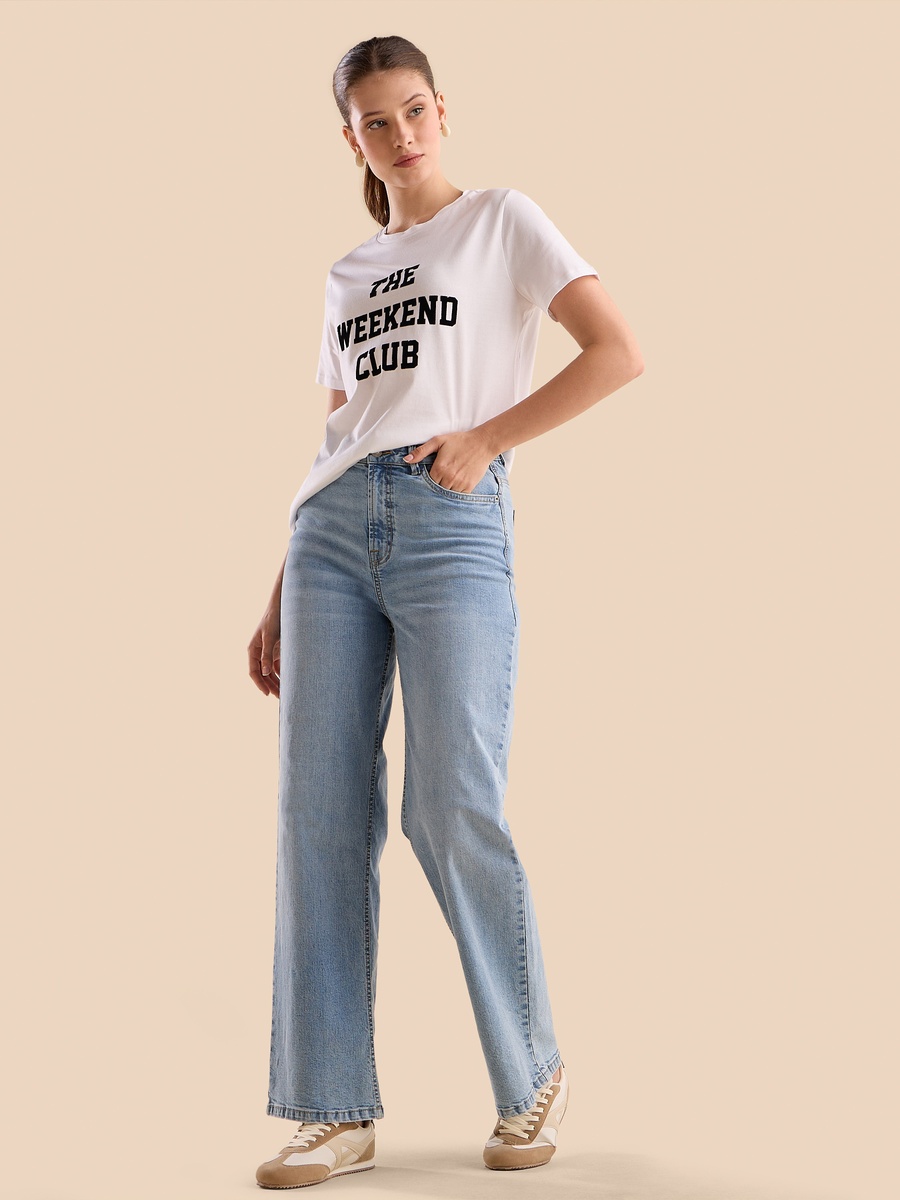 Slogan Print T-Shirt