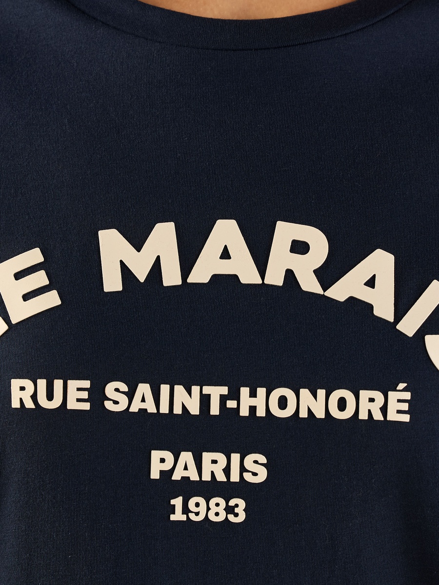 Typographic Print Oversized T-Shirt