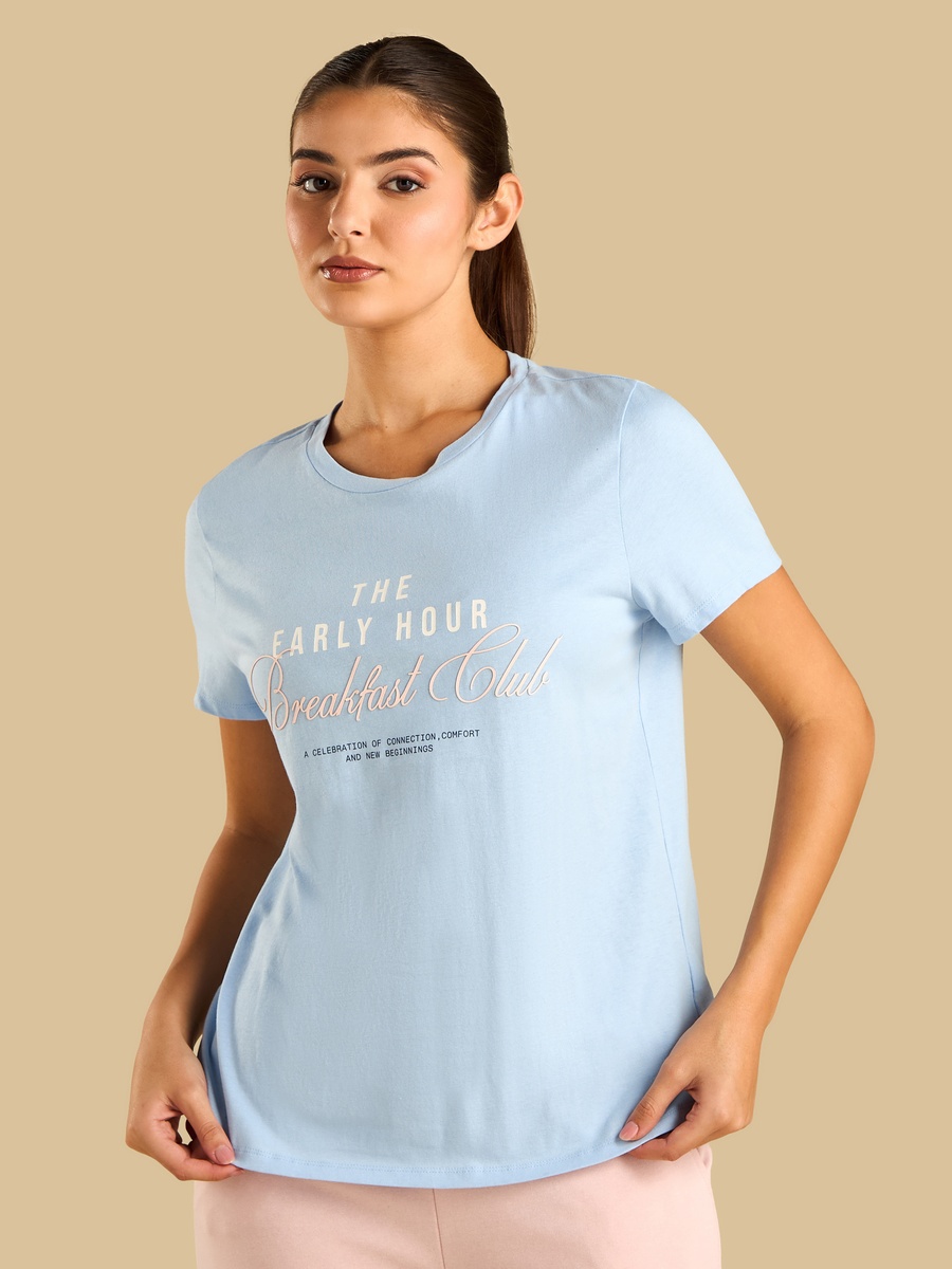 Slogan Print T-Shirt