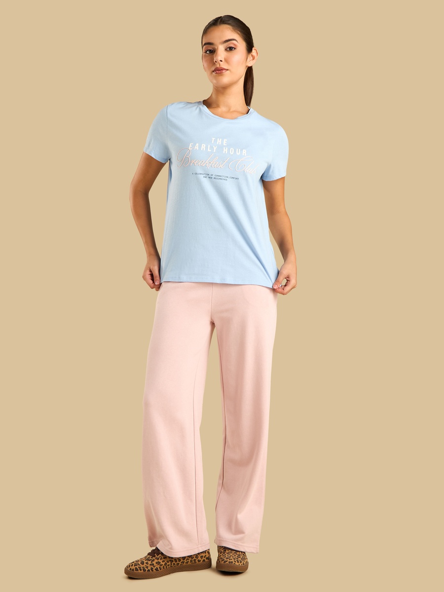 Slogan Print T-Shirt