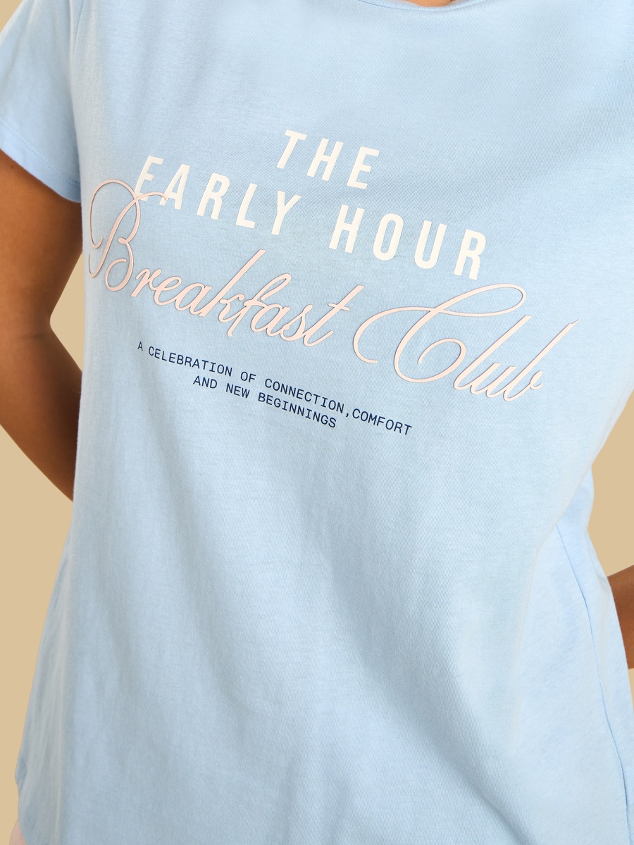 Slogan Print T-Shirt