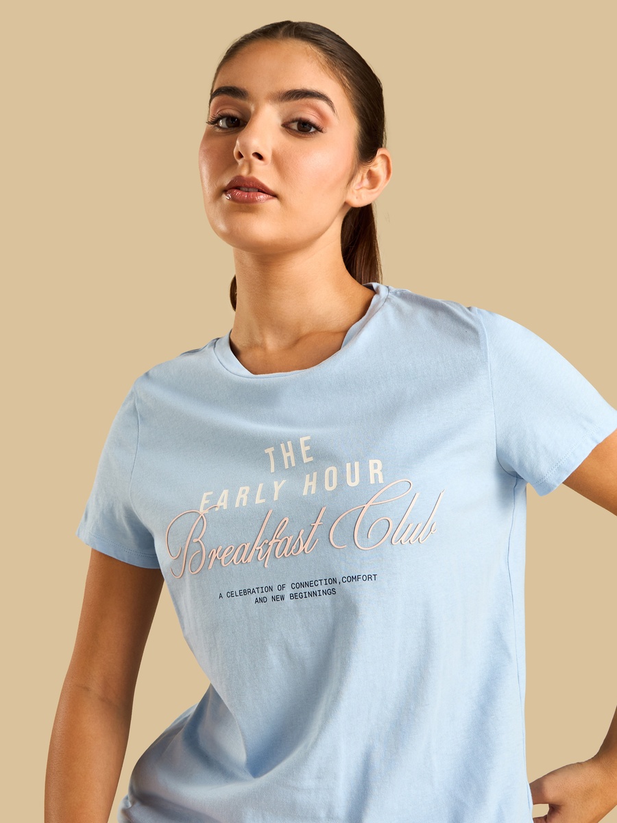Slogan Print T-Shirt