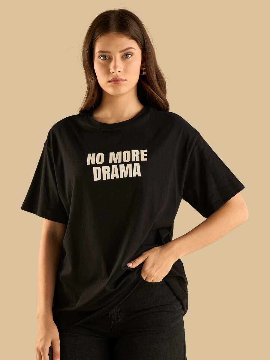 Slogan Print T-Shirt