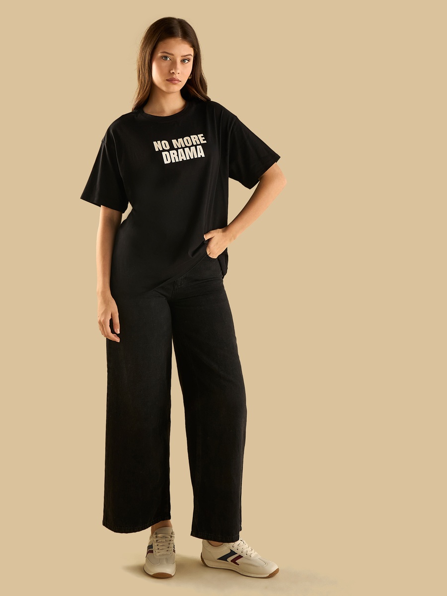 Slogan Print T-Shirt