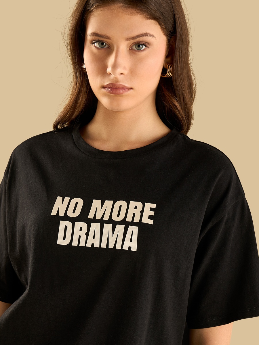 Slogan Print T-Shirt