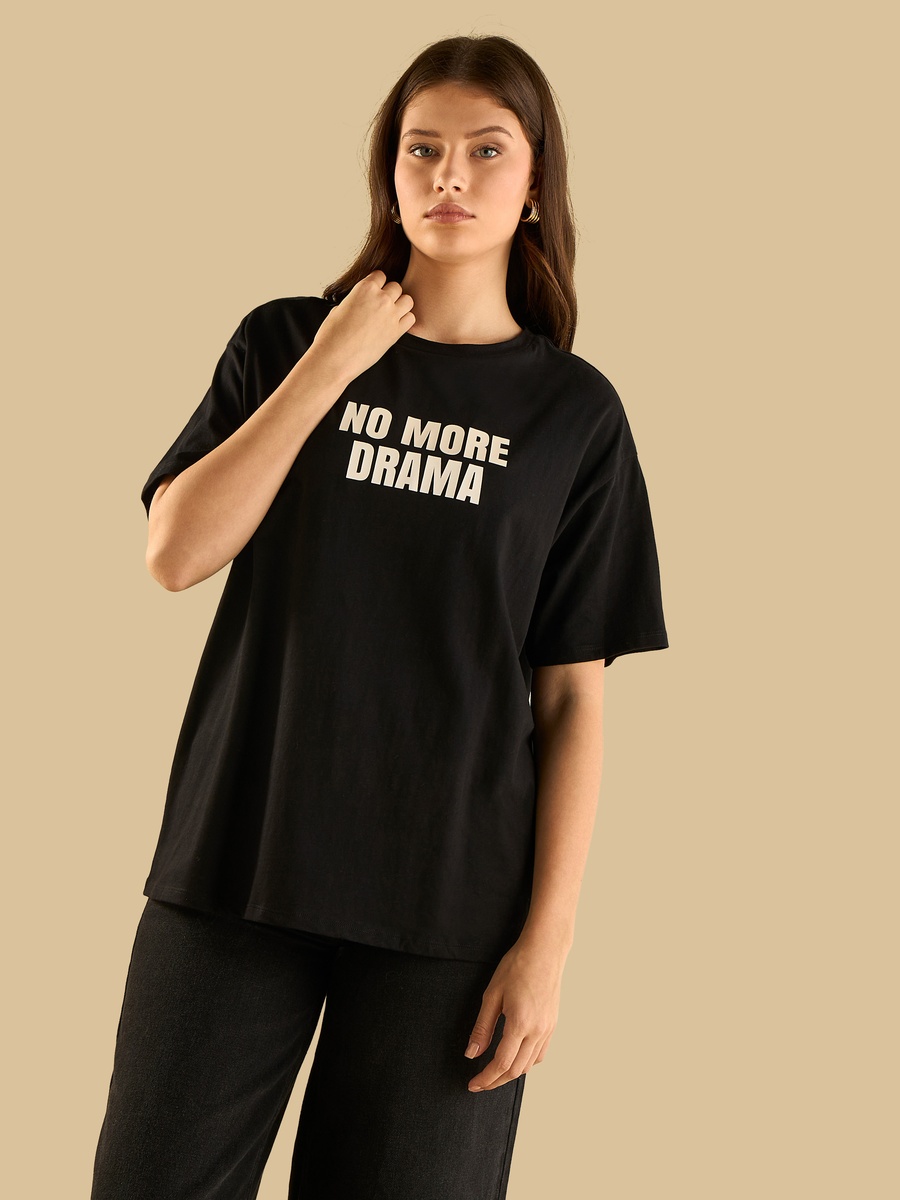Slogan Print T-Shirt