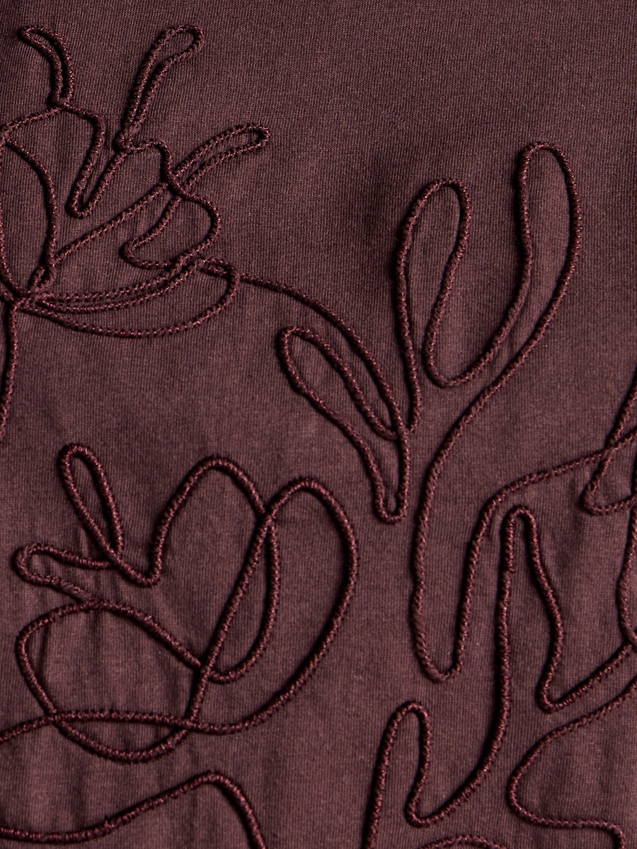 Cord Embroidered T-Shirt