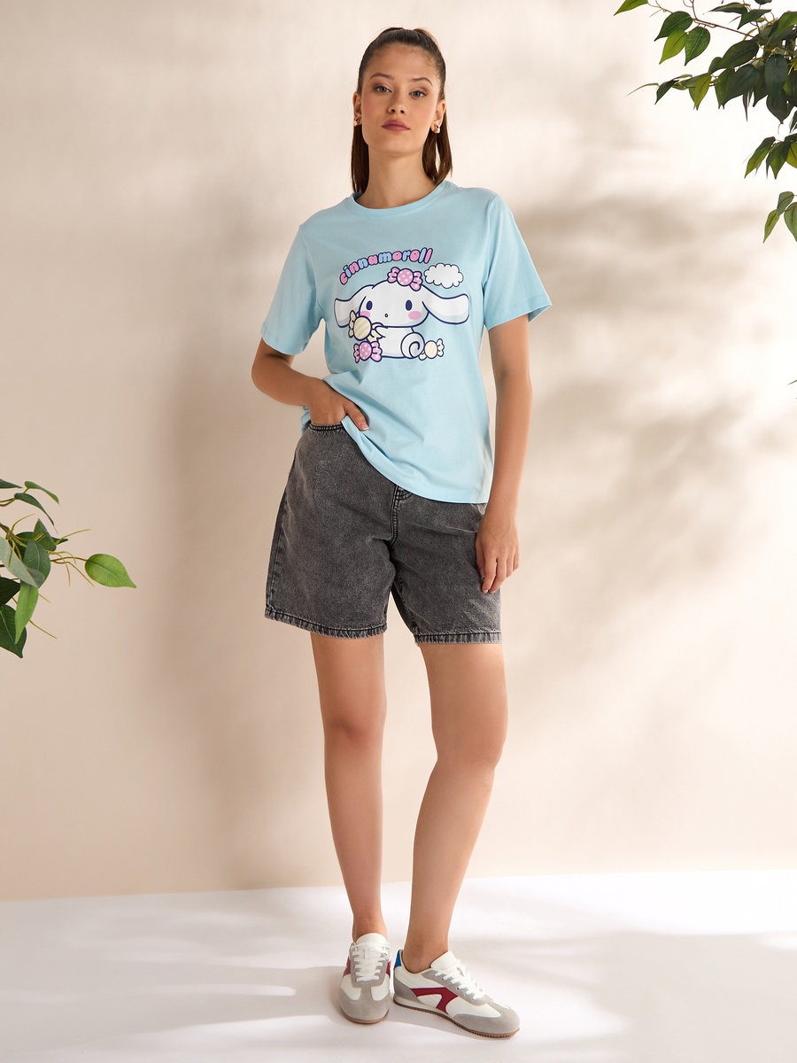 Cinnamoroll Print T-Shirt