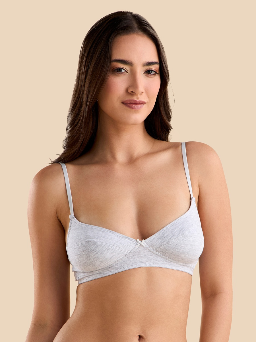 Pack of 2 - Plain Non Padded Bra